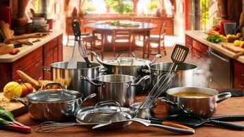 Transforma tu cocina con una completa batería de cocina