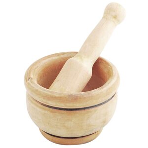 Mortero de madera