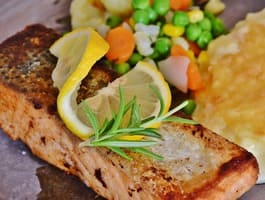 Salmón con limón Salmón con limón