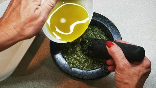 Receta Salsa Pesto - Aurora Cocina Receta Salsa Pesto - Aurora Cocina