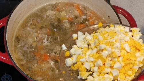 Sopa de pollo con vegetales Sopa de pollo con vegetales