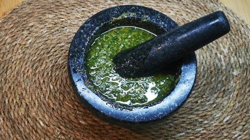 Salsa Pesto Receta