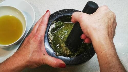 Receta Salsa Pesto - Aurora Cocina Receta Salsa Pesto - Aurora Cocina
