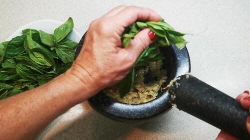 Receta Salsa Pesto - Aurora Cocina Receta Salsa Pesto - Aurora Cocina