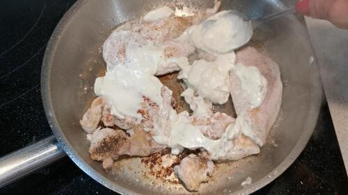 Pechugas de pollo con mayonesa