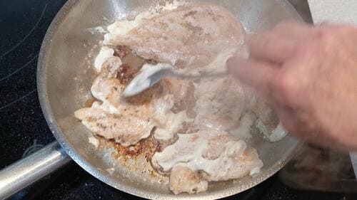 Pechugas de pollo con mayonesa